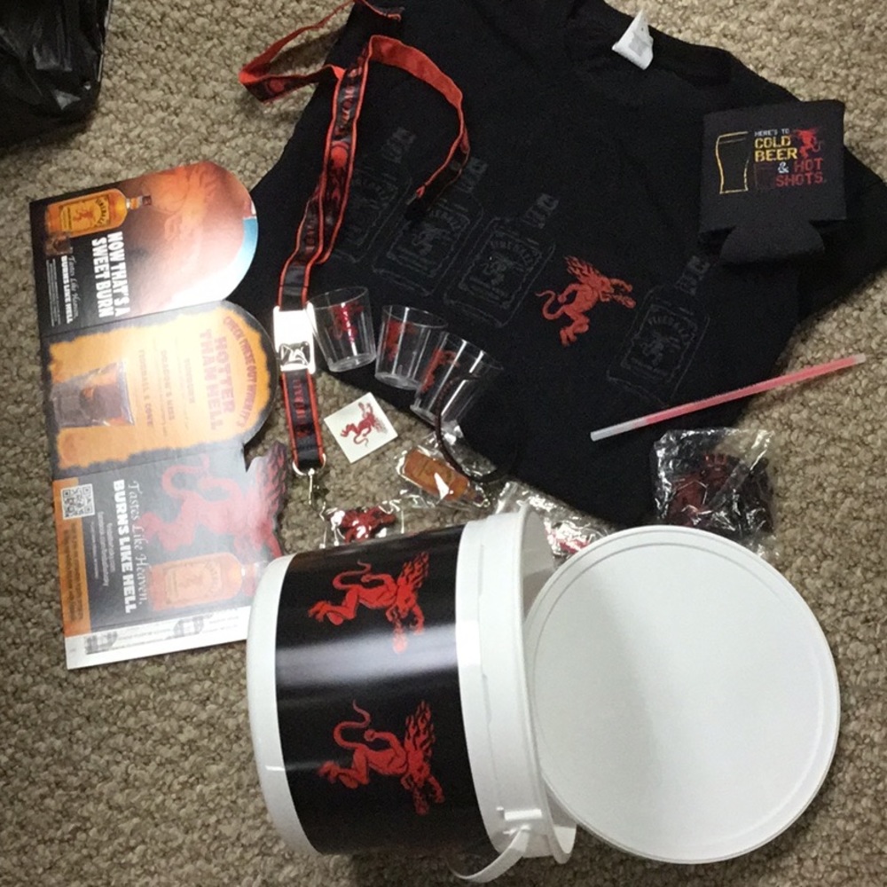 New FireBall Bucket full with stuff